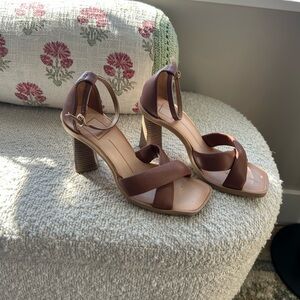 Dolce Vita Brown Block Heel Sandals
